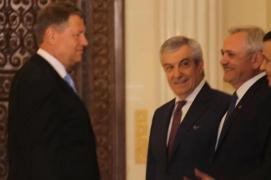 Dragnea și Iohannis s-au amuzat copios la Cotroceni. "Relația mea cu președintele poate să fie sau nu tensionată, depinde cum vede dumnealui lucrurile"