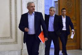 Legea salarizării, semnată la Sinaia. Liviu Dragnea, Sorin Grindeanu şi Călin Popescu-Tăriceanu merg la şedinţa coaliţiei de guvernare