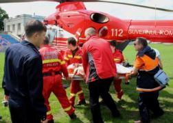 EXPLOZIE la Ioneşti, în Vâlcea. O femeie arsă a fost transportată la Bucureşti cu elicopterul SMURD