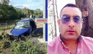 IMAGINI DRAMATICE! Alin Molnar, cel mai cunoscut manelist din Bistrița, și muzicianul care îl însoțea AU MURIT într-un TERIBIL ACCIDENT rutier