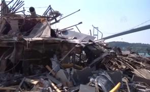 Turcia: Clubul de noapte Reina, unde 39 de oameni au fost UCIŞI în noaptea de Anul Nou, a fost demolat (VIDEO)