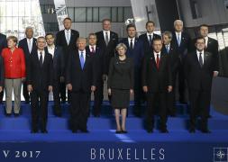 Președintele Iohannis, după discuţiile cu Trump şi Macron la Summitul NATO: "Le-am urat bun venit și i-am asigurat de tot sprijinul meu"
