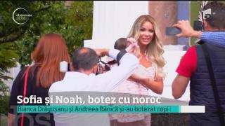 Sărbătoare în showbiz! Bianca Drăgușanu și Andreea Bănică și-au botezat copiii, în aceeași zi