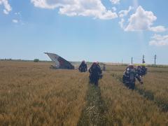 MIG-ul prăbuşit luni la Nazarcea e al 23-lea care cade, în ultimii 27 de ani! Zece piloţi au murit în accidente aviatice cu acest tip de avion