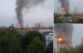 Bilanţul incendiului care a devastat blocul cu 27 de etaje din Londra a crescut dramatic: cel puţin 12 morţi şi 79 de răniţi