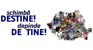 SCHIMBĂ DESTINE, DEPINDE DE TINE! Vedetă Antena 1, ambasador al campaniei