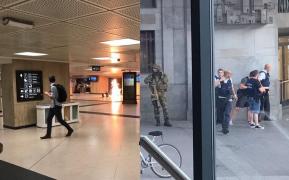 ATAC TERORIST EȘUAT la Bruxelles! Un terorist cu centură explozivă a fost eliminat de soldați! Evacuări masive, ROMÂNI prinși în haos