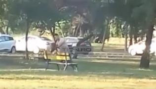 SCENE FIERBINŢI într-un parc din Timişoara! Doi tineri au fost filmaţi în timp ce făceau dragoste, pe o bancă