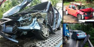 Accident grav pe DN1, la Bușteni. Intervin pompierii pentru DESCARCERAREA VICTIMELOR, traficul este BLOCAT