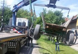 Polițiști locali sau vânători de căruțe? Un timișorean a rămas fără obiectul muncii, după ce a fost pârât de un vecin că și-a lăsat căruța-n drum