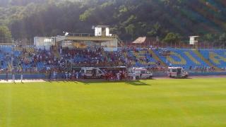 Imagini DRAMATICE la Mediaş, la prezentarea echipei din Liga 1. Un important om din club A MURIT pe teren, un fotbalist şi-a rupt mâna (VIDEO)
