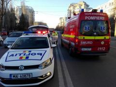 ACCIDENT GRAV în Constanţa! Trei persoane sunt încarcerate, e pericol de explozie din cauza scurgerilor de combustibil