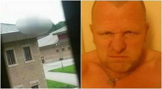 Un DEŢINUT a fost surprins în timp ce-şi face selfie, DEZBRĂCAT, pe acoperişul închisorii! (VIDEO)