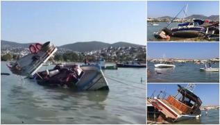 IMAGINILE DEZASTRULUI, după cutremurul devastator care a declanşat un TSUNAMI în Grecia şi Turcia! VIDEO DRAMATIC