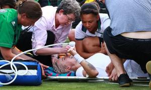 Primele declaraţii ale sportivei Bethanie Mattek-Sands, după accidentarea de la Wimbledon: "Totul se desfăşura în reluare. Soţul meu mi-a zis să nu mă uit la picior"