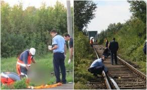 SCENĂ ŞOCANTĂ în Satu Mare! Un maramureşean s-a dat jos din maşină şi s-a aruncat în faţa trenului. Bărbatul A MURIT PE LOC