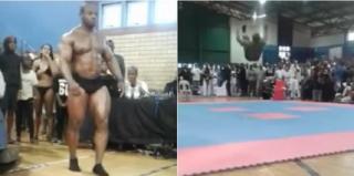 VIDEO ȘOCANT! Un culturist profesionist de doar 23 de ani ȘI-A RUPT GÂTUL, în fața spectatorilor, după ce a încercat un salt pe spate