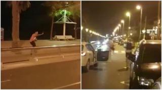 IMAGINI DURE cu momentul în care unul dintre teroriştii de la Cambrils e ÎMPUŞCAT de forţele de securitate catalane (VIDEO)