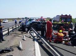 Gestul ŞOCANT al unei tinere care a provocat un grav accident rutier pe autostrada A4