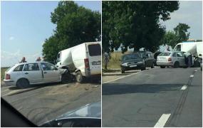 ACCIDENT GRAV pe DN4, la Livada! Drumul este BLOCAT pe sensul spre Olteniţa. IMAGINI DRAMATICE