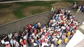 INCREDIBIL! În minutul 40 al meciului FCSB - Sporting Lisabona, spectatorii încă aştepteau la porţi să intre pe Arena Naţională