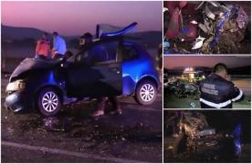 ACCIDENT DEVASTATOR în Cluj! Un mort şi patru răniţi, între care doi tineri ÎN COMĂ, după ce o Alfa Romeo a intrat în plin într-un Fiat (VIDEO)