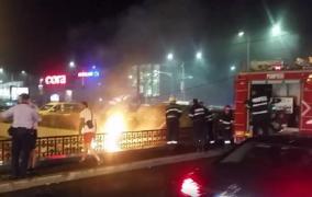 INCENDIU la Pasajul Lujerului în această seară! (VIDEO)