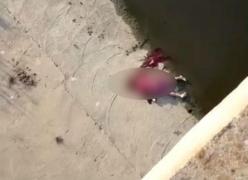 TRAGEDIE în Roșiorii de Vede! Orbită de gelozie, o fată de 17 ani şi-a pus capăt zilelor aruncându-se în gol, de pe un pod (VIDEO 18+)