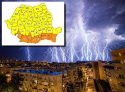Avertismentul meteorologilor! Fenomene meteo EXTREME urmate de un val de CĂLDURĂ - HARTA ZONELOR AFECTATE