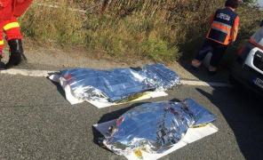 Imagini TERIFIANTE de la CARNAGIUL de pe DN 19: doi tineri au murit pe loc, iar alţi trei sunt în stare foarte gravă!