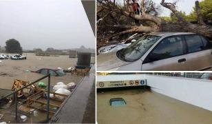 Ciclonul care va lovi România face acum ravagii în Croaţia. Imagini dramatice