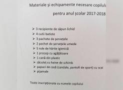 Cerere INCREDIBILĂ la o şcoală! Părinţii, OBLIGAŢI să aducă HÂRTIE IGIENICĂ inscripţionată cu numele copilului!