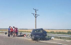 Grav accident pe Autostrada Soarelui. Copil de 5 ani, printre VICTIME. Trafic îngreunat spre Capitală