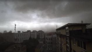 Scene terifiante: momentul când furtuna ucigașă din Timișoara se dezlănțuie