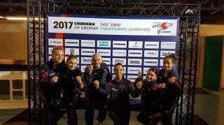 Echipa feminină la tenis de masă a României a câştigat titlul european