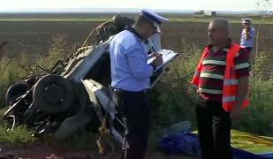 GRAV accident în lanț pe DN 2, soldat cu doi MORŢI şi o persoană rănită