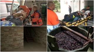 Vremea mustului a adus NENOROCIRE într-o familie din Mehedinţi! Mama, tatăl şi fiul lor, găsiţi INTOXICAŢI în beci. IMAGINI DRAMATICE