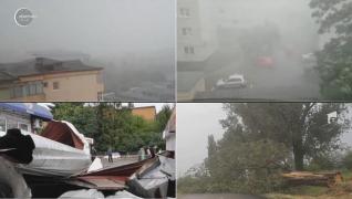 Furtunile au lovit cu violență în România. Pagube serioase în mai multe județe