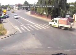 Un Dorel din Brăila a împrăştiat cărămizile pe şosea şi a fost la un pas să producă o tragedie (VIDEO)