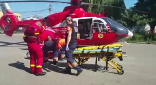 Accident în lanţ pe centura Ploieştiului. Victimă preluată cu elicopterul SMURD, după ce 4 maşini s-au ciocnit