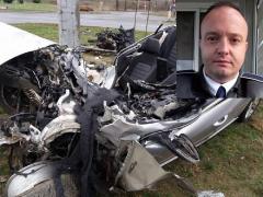 Imagini de groază de la accidentul în care a pierit un polițist, la Oradea. O tânără se zbate între viață și moarte, după ce a fost scoasă din fiarele contorsionate ale mașinii