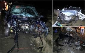 Nenorocire în Iaşi, la Băltaţi! O fetiţă a murit, sora şi părinţii ei sunt în stare critică, după ce un şofer inconştient i-a spulberat cu 120 km/oră (Video)