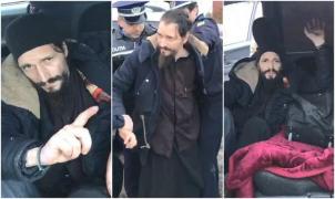 Imagini incredibile în Iaşi! Un fost călugăr rupt de beat este urmărit de poliţie şi încătuşat. "Dumnezeu a condus maşina!", spune părintele înjurând de toţi sfinţii (Video)