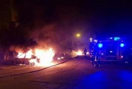 Românii din Italia, victimele unor noi violenţe. Maşinile unor conaţionali au ars ca torţele la Bisignano (Foto)