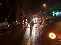 Accident grav în Tulcea. Un pieton a fost spulberat și aruncat câțiva metri de un BMW (Foto)