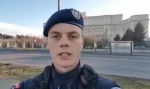 Jandarmul Ştefan îţi spune ce să nu faci la protest: "Ai dreptul să te manifești doar pașnic" (Video)