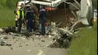 Familia unui șofer de TIR român, mort în chinuri groaznice într-un accident în Franța, cere 5 milioane de euro despăgubire