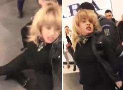 Femeia reținută de polițiști în mall, fiica unui cunoscut lăutar din București: 'Este niște minciuni! Nu l-a bătut' (Video)