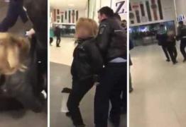 Femeia care a atacat doi poliţişti la mall din București, pusă sub control judiciar