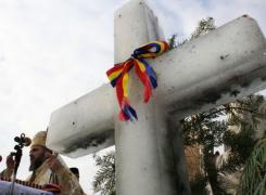 Crucea de gheață pentru Bobotează, reprodusă în laborator din cauza temperaturilor de primăvară